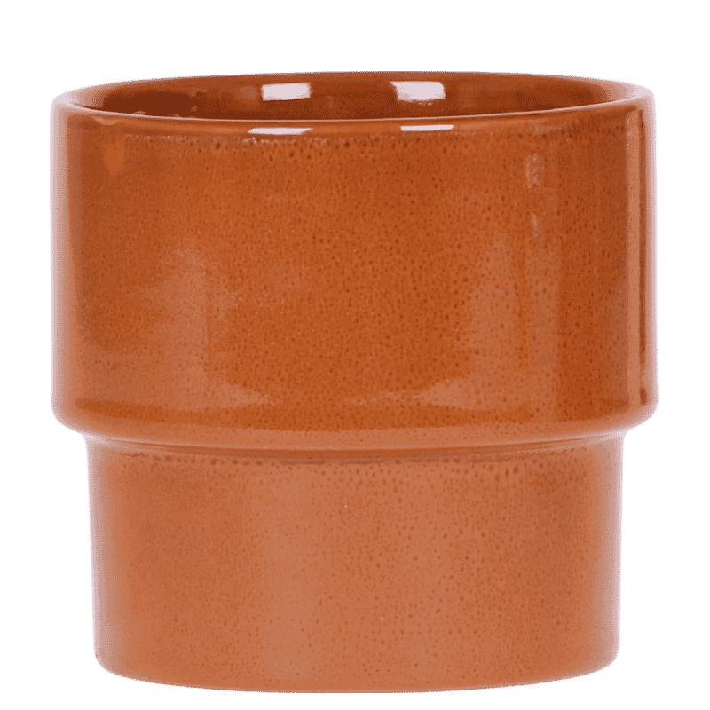 Übertopf 'Timeless' – Kolibri Home – Orange – Ø12cm