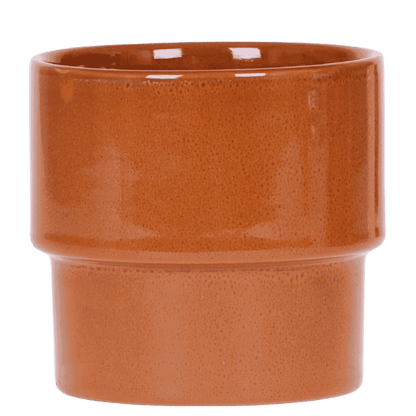Übertopf 'Timeless' – Kolibri Home – Orange – Ø12cm