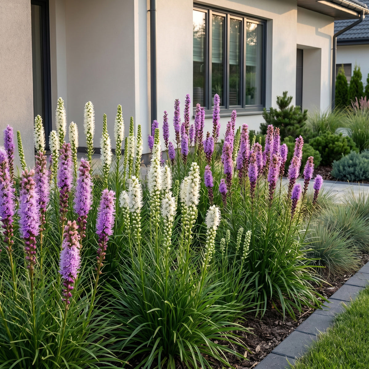 Prachtscharte 'Liatris Duo' – Violett-Weiß – Topf Ø11cm – Ansicht 5