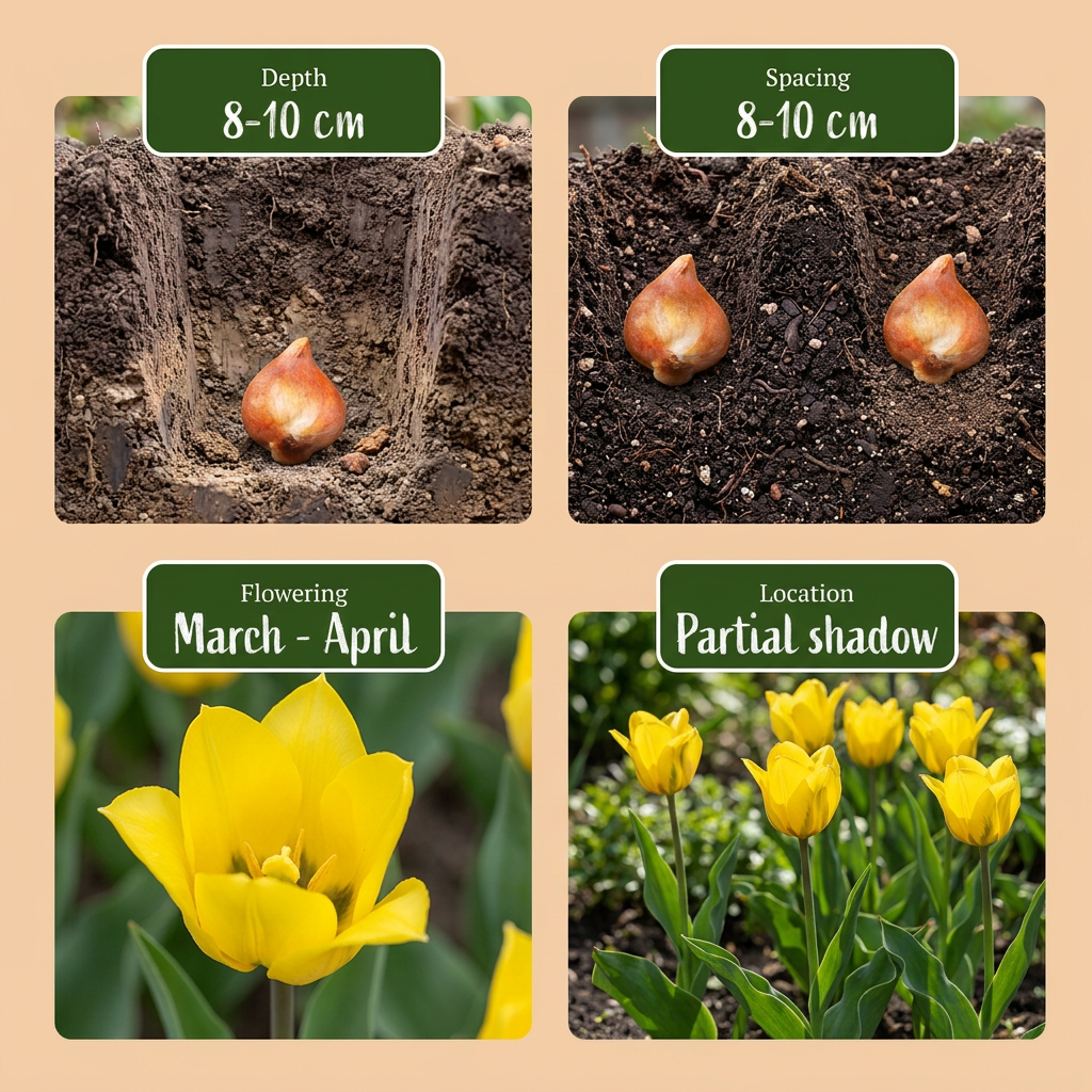 Wildtulpe 'Sylvestris' – Gelb – Ansicht 4