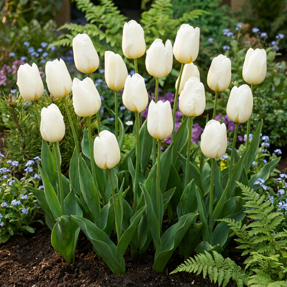 Triumph-Tulpe 'White' – Weiß – Ansicht 2