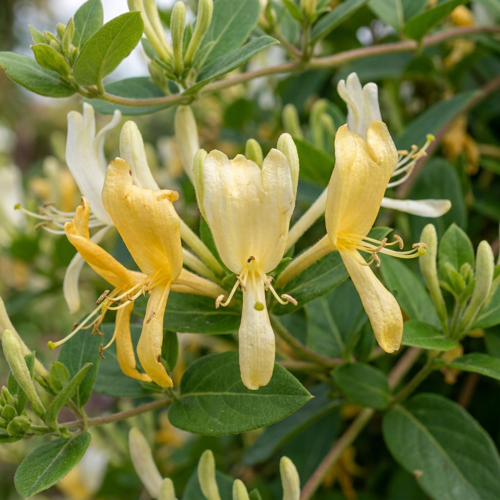 Japanisches Geißblatt 'Halliana' – Weiß-Gelb – Ø9cm – Ansicht 3