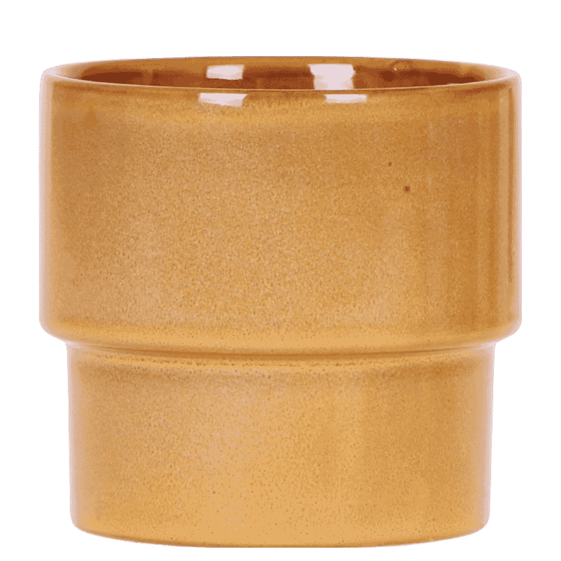 Übertopf 'Timeless' – Kolibri Home – Gelb – Ø12cm