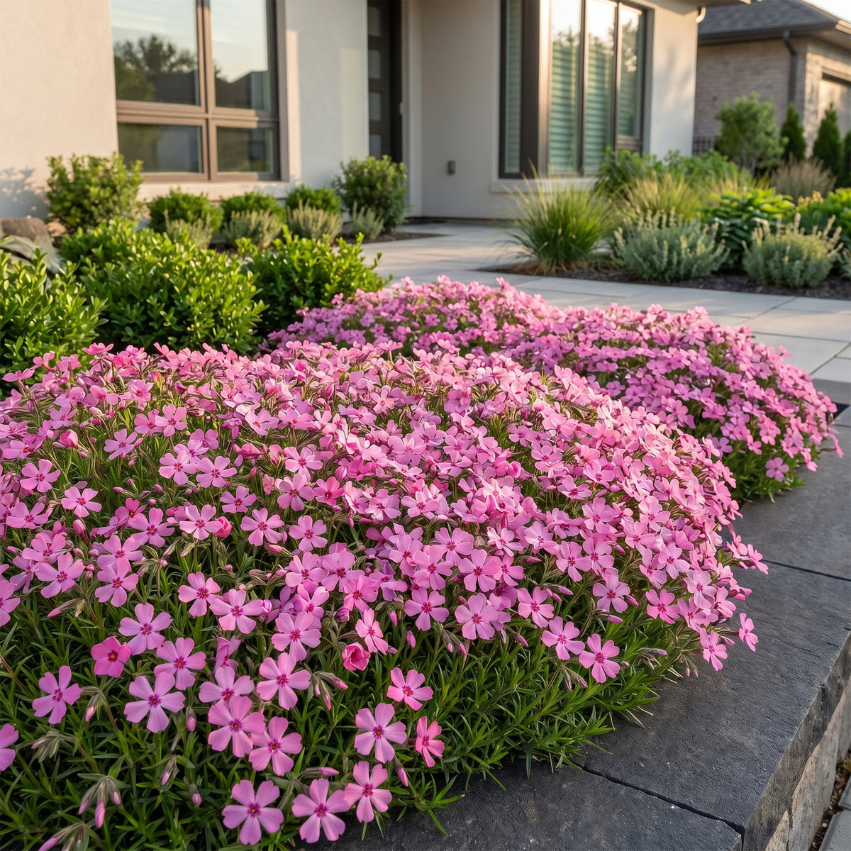 Polster-Phlox 'McDaniel's Cushion' – Dunkelrosa – Topf Ø11cm – Ansicht 6