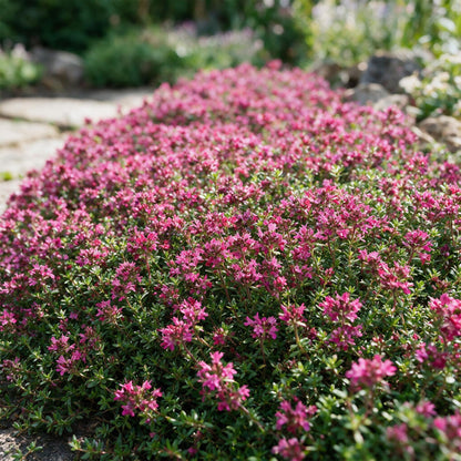 Kriechthymian 'Red Carpet' – Duftend, Rot-Rosa – Topf Ø11cm – Ansicht 5