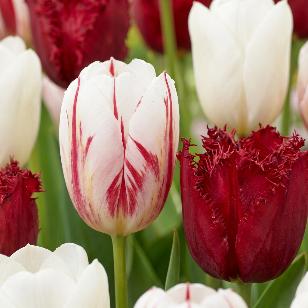 Tulpe 'Dutch Design' – Rosa-Weiß