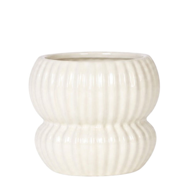 Übertopf 'Horizon' – Weiß – Ø9cm