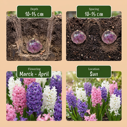 Hyazinthe 'Pastel Mix' – Pastell – Ansicht 4
