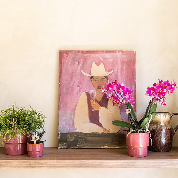Kolibri Home 'Timeless' Übertopf – Rosa – Ø9cm – Ansicht 3