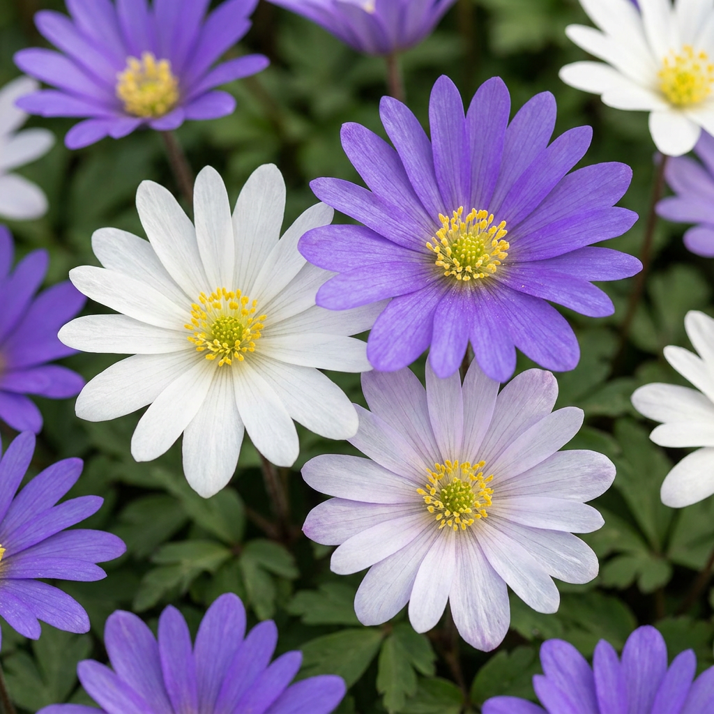 Strahlenanemone 'Blanda' – Mehrfarben-Mix