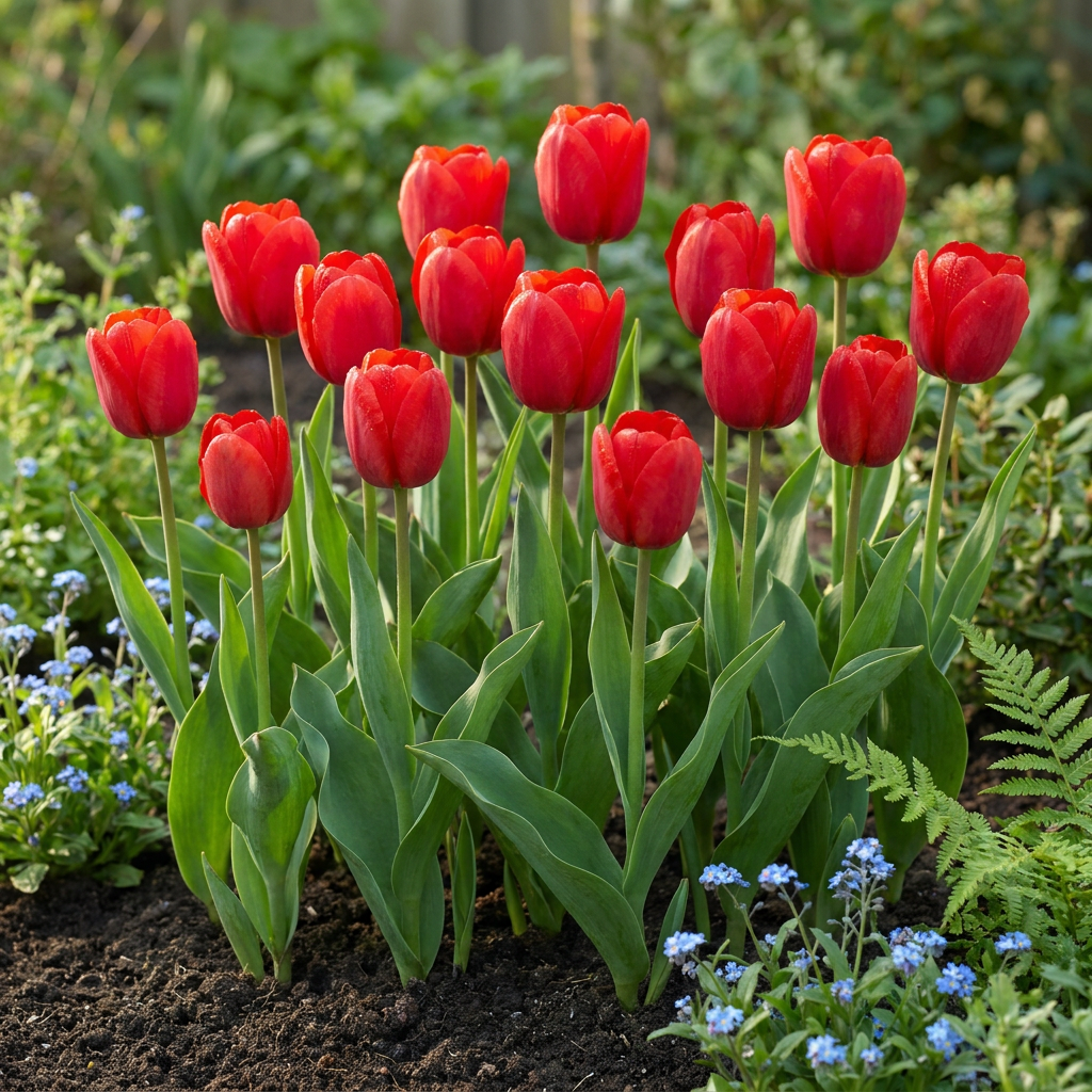 Triumph-Tulpe 'Red' – Rot – Ansicht 2