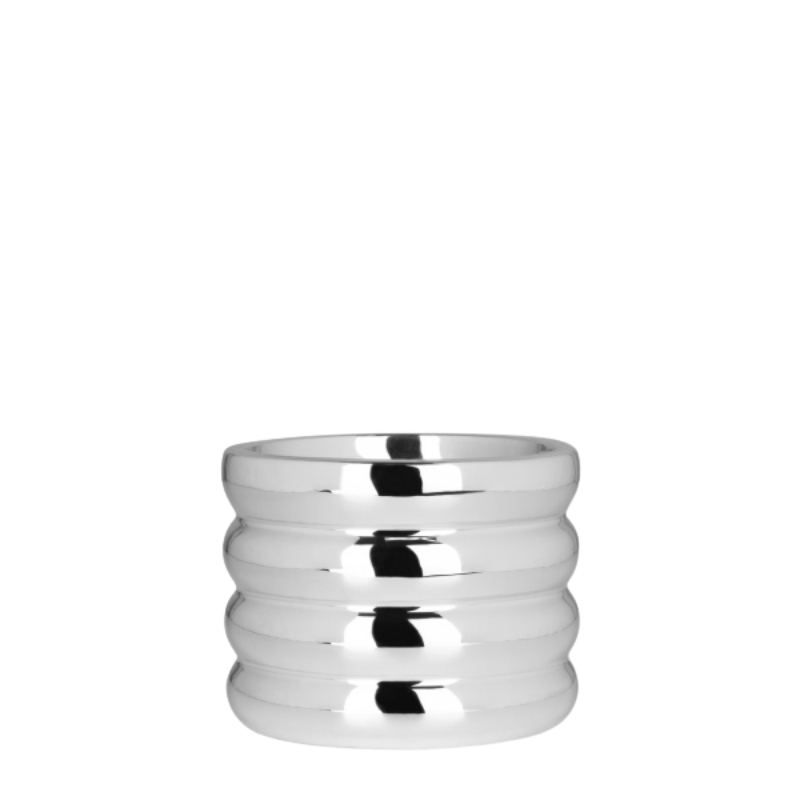 Dekotopf 'Glow' – Silber – Ø 6 cm