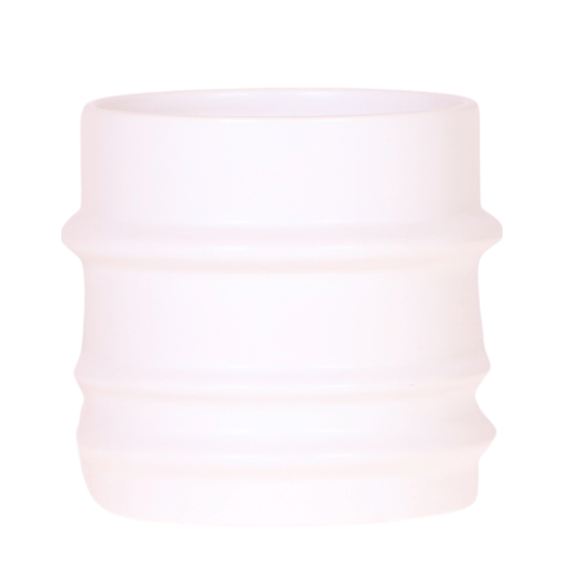 Kolibri Home Mellow-Übertopf – Weiß – Ø9cm