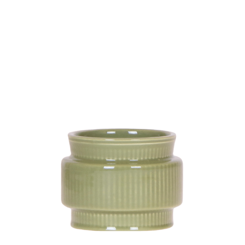 Übertopf 'Allure' – Grün – Ø6cm