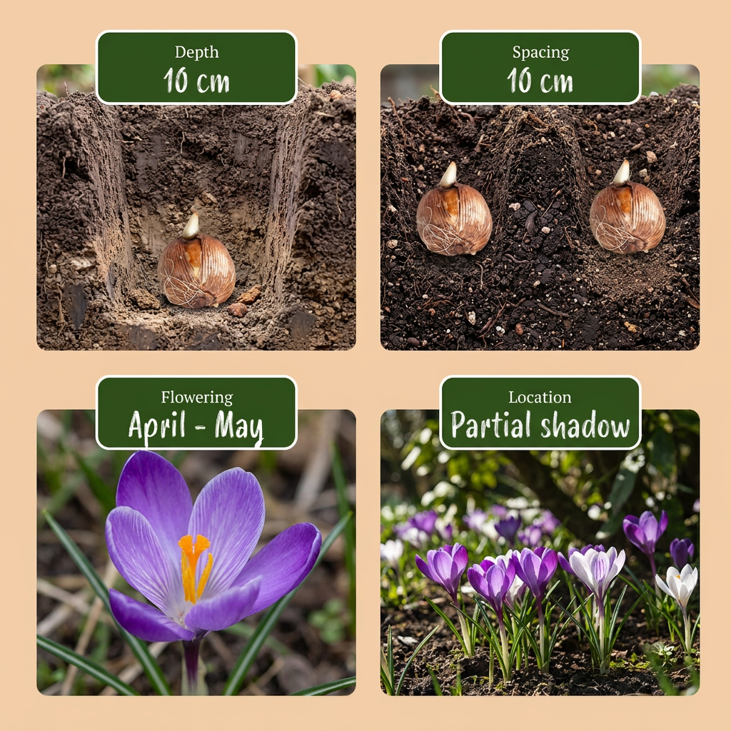 Blumenzwiebel-Garten Schattenbeet – Ansicht 4