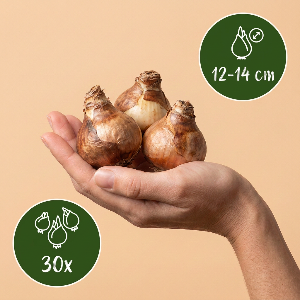 Narzisse-Mix 'Large Cupped' – Gelb-Weiß – Ansicht 3
