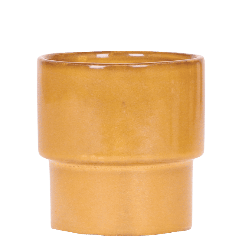 Übertopf 'Timeless' – Kolibri Home – Gelb – Ø9cm