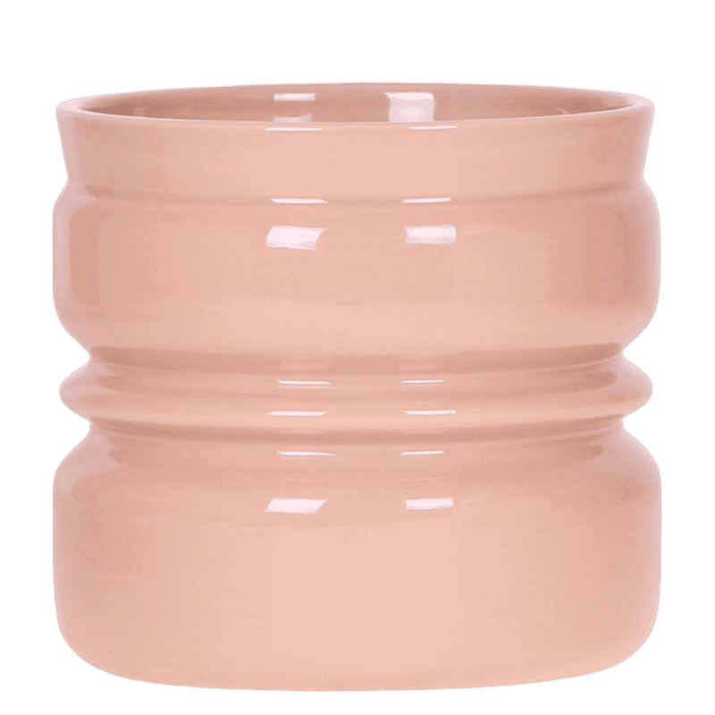 Kolibri Home 'Noma' Übertopf – Altrosa – Ø12cm