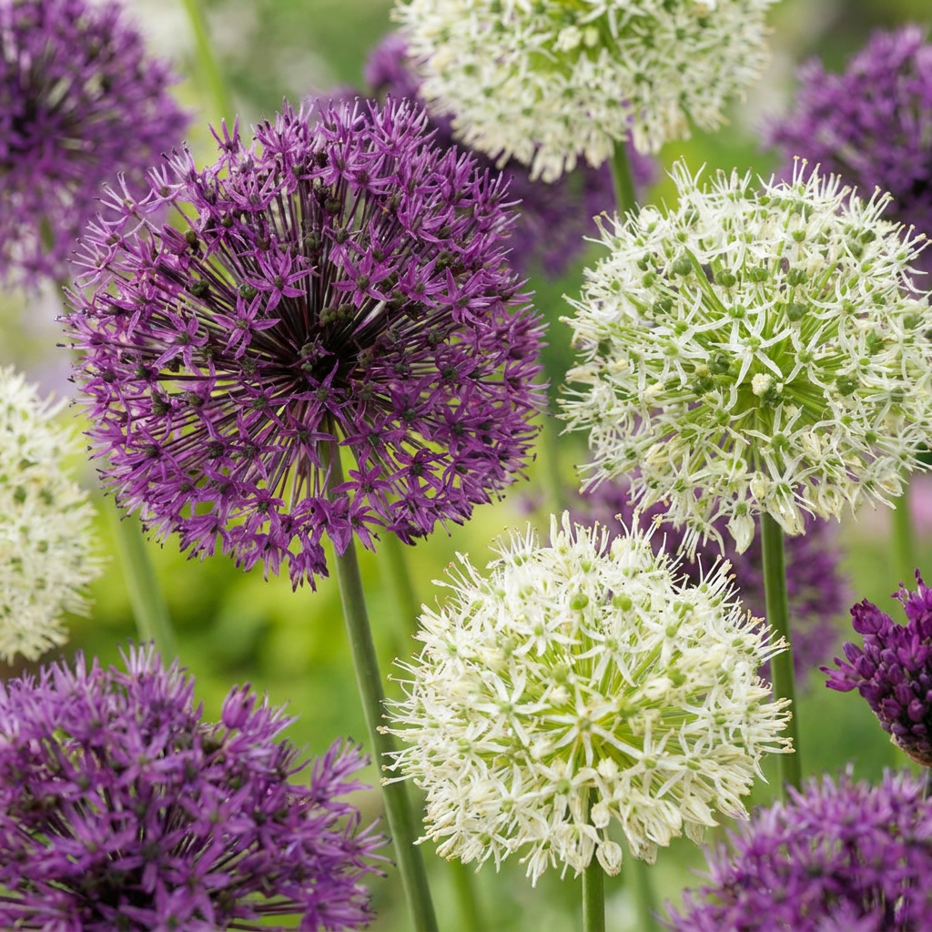 Zierlauch-Mix 'Purple-White' – Lila-Weiß