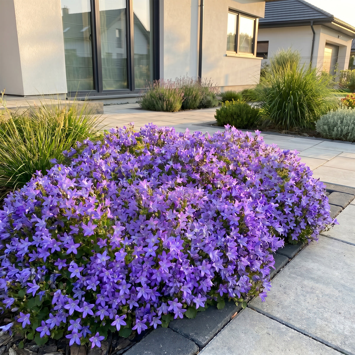 Hängepolster-Glockenblume 'Stella' – Campanula poscharskyana – Lila – Topf Ø11cm – Ansicht 6