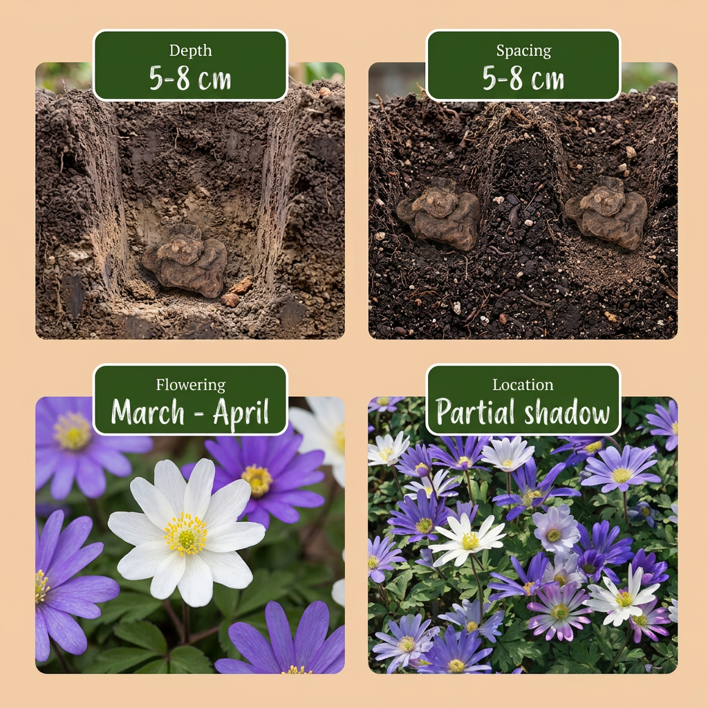 Strahlenanemone 'Blanda' – Mehrfarben-Mix – Ansicht 4