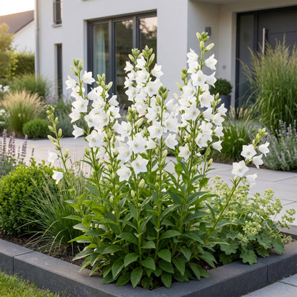 Pfirsichblattglockenblume 'Alba' – Weiß – Topf Ø11cm – Ansicht 6