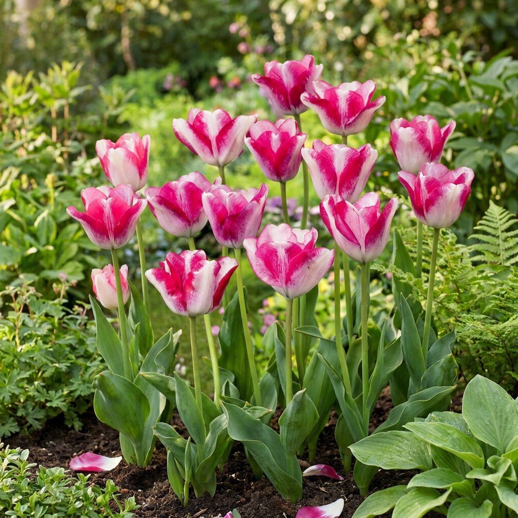Tulpe 'Mata Hari' – Rosa-Weiß – Ansicht 2