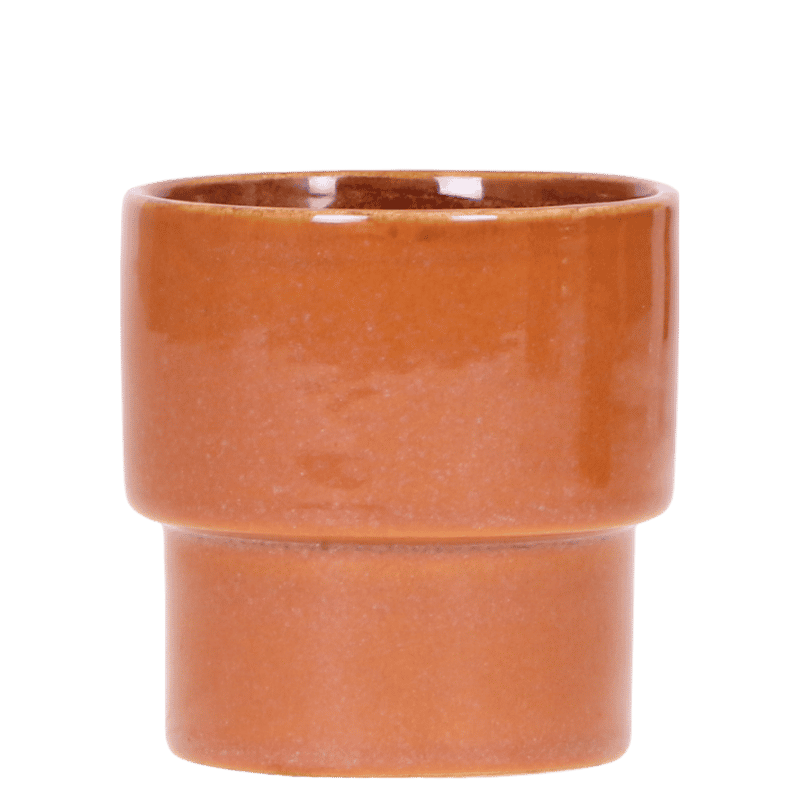Kolibri Home 'Timeless' Übertopf – Orange – Ø9cm