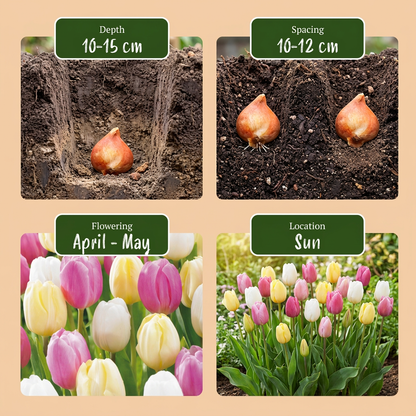 Tulpe 'Sorbet Mix' – Mix – Ansicht 4