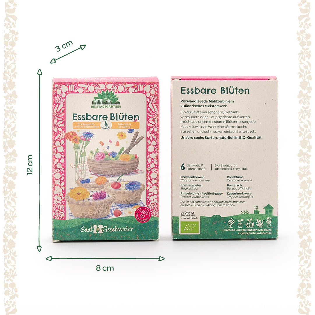 BIO-Saatgut-Set "Essbare Blüten" 
