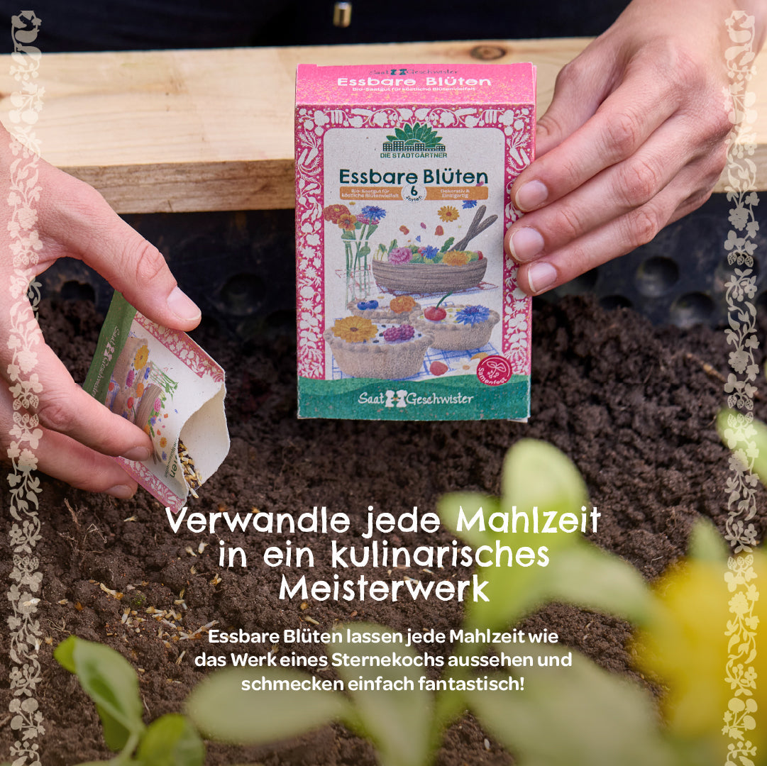 BIO-Saatgut-Set "Essbare Blüten" 
