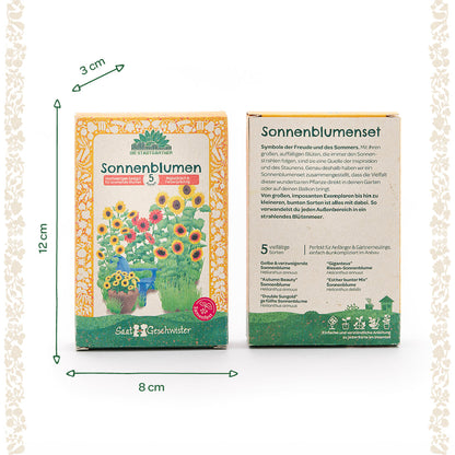 Saatgut-Set "Sonnenblumen" 
