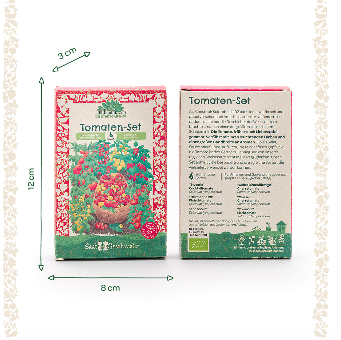 BIO-Saatgut-Set "Tomaten" 