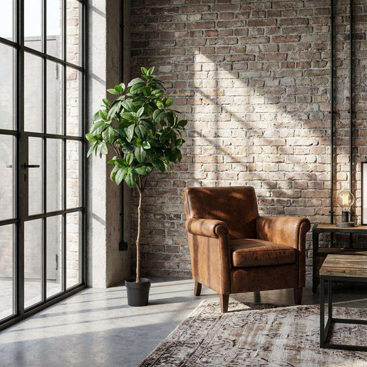 Magnolia Kunstpflanze 190cm – Große Magnolienbaum Deko Pflanze – Pflegefreie Zimmerpflanze für Wohnzimmer Büro & Empfangsbereich