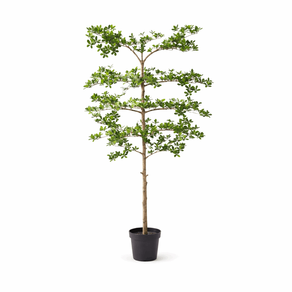 Bucida Kunstpflanze 200cm – Große Designer Deko Baum Pflanze – Pflegefreie Zimmerpflanze für Wohnzimmer Büro & Empfangsbereich