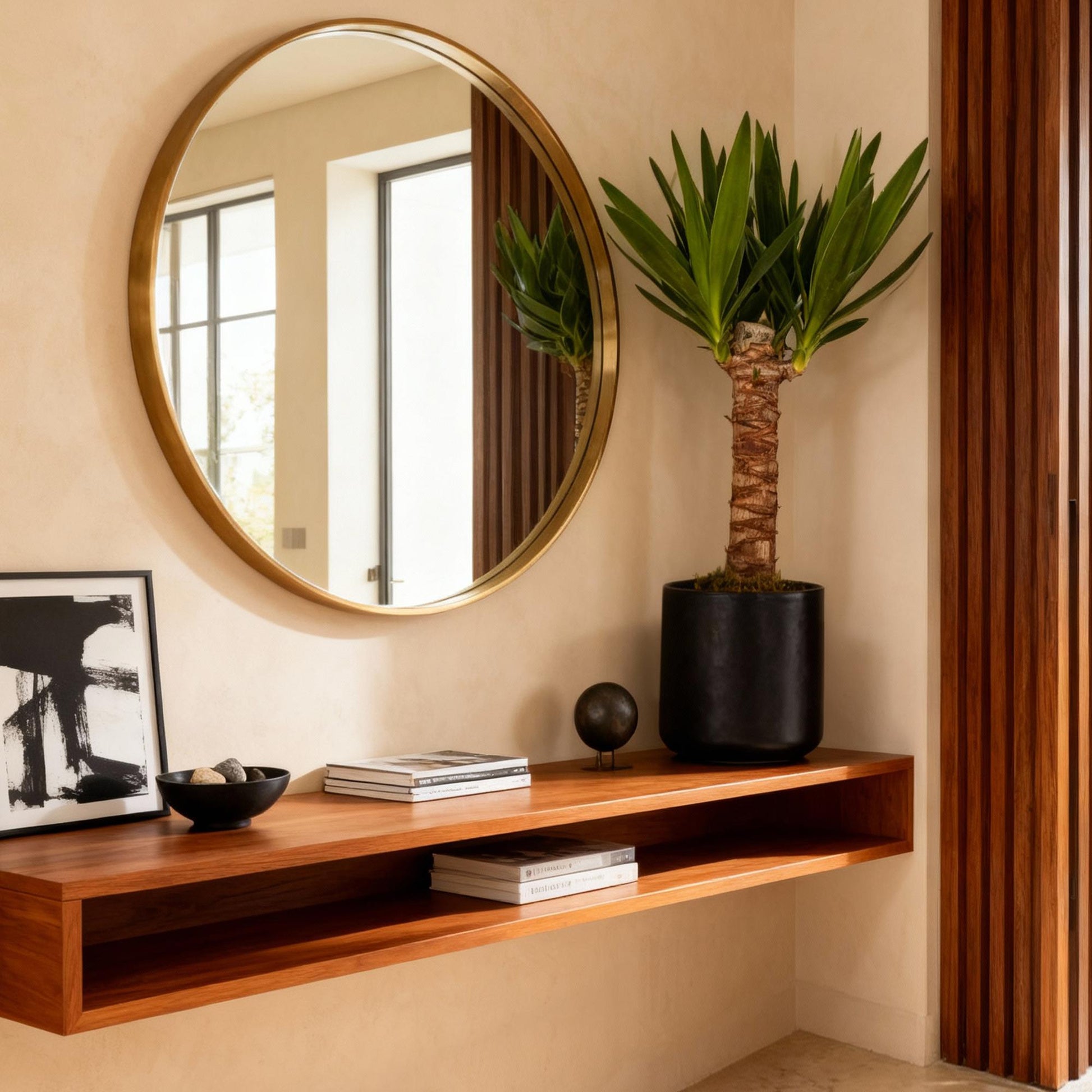 Palmlilie Yucca Elephantipes – 55cm – 14cm – Pflegeleichte Palmlilie mit langen, schmalen Blättern – Robuste, luftreinigende Zimmerpflanze für moderne Wohnräume 