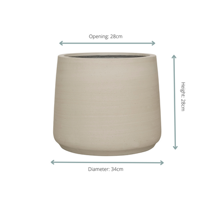 Jumbo Patt Beige Washed - D34 x H28 