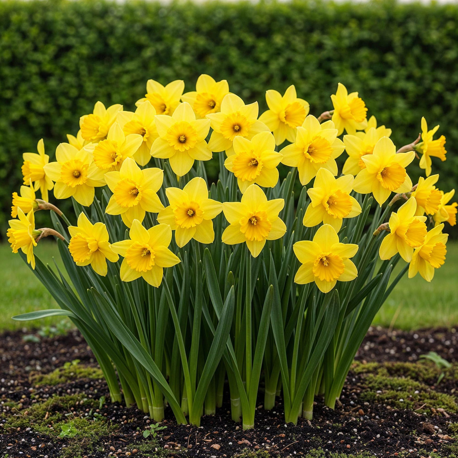 GreenboutiQ - Blumenzwiebeln - Narcis Carlton - Farbe Gelb - 15 Stück - Knollengröße 12/14 - XXL Pack 