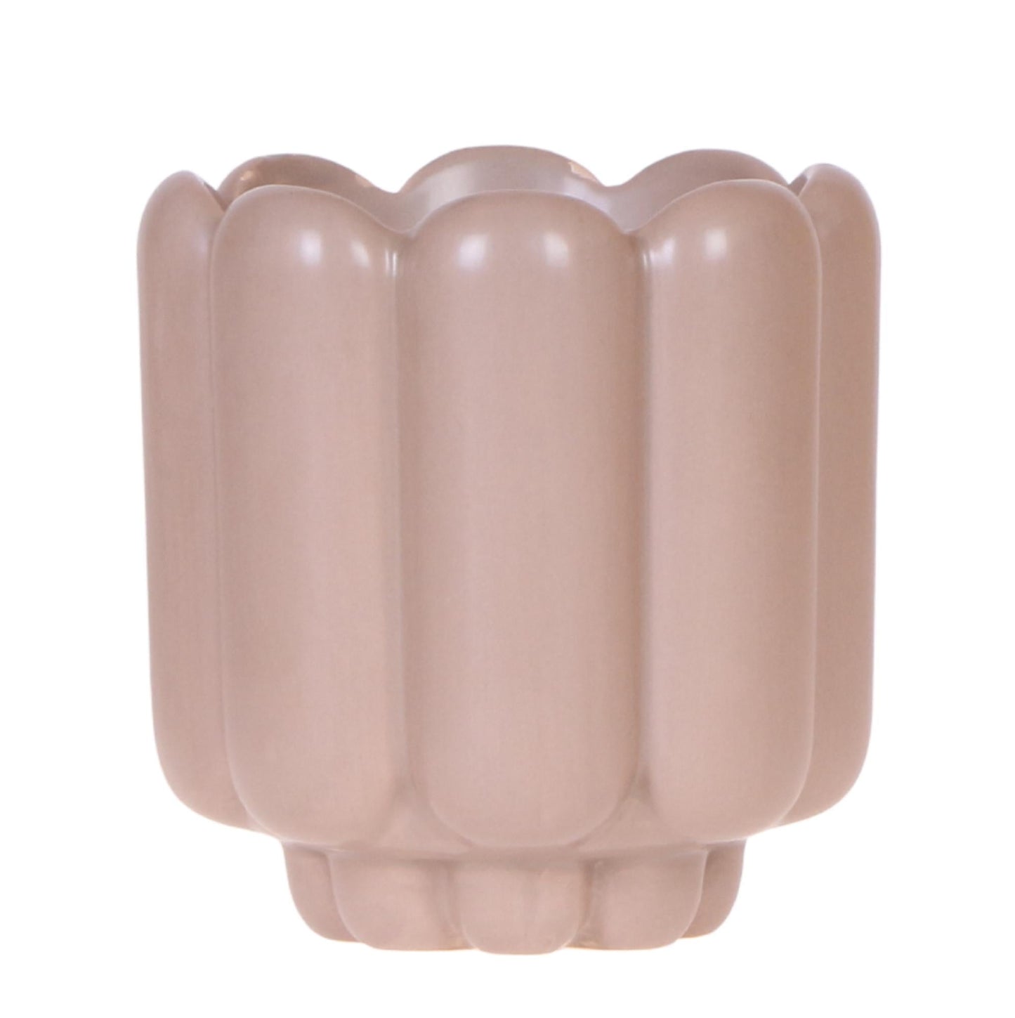 Kolibri Home | Retro-Ziertopf - Sand - Ø9cm 