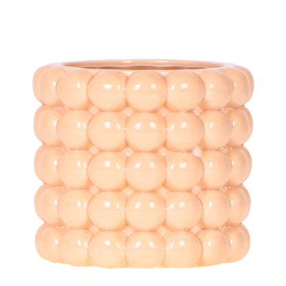 Kolibri Home | Poppy Ziertopf - Peach - Ø9cm 