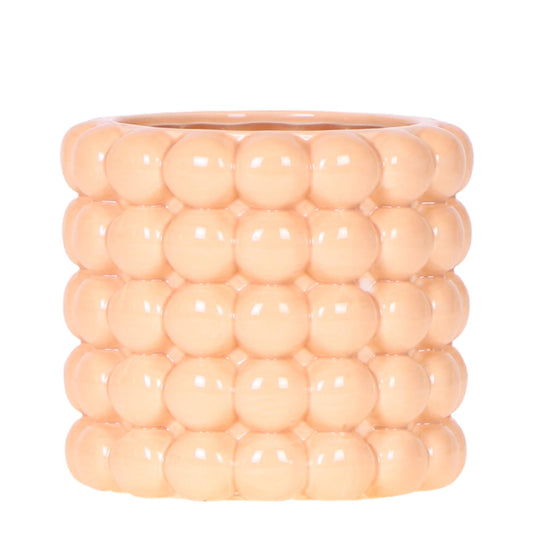 Kolibri Home | Poppy Ziertopf - Peach - Ø9cm 