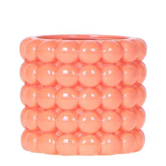 Kolibri Home | Poppy Ziertopf - Orange - Ø9cm 