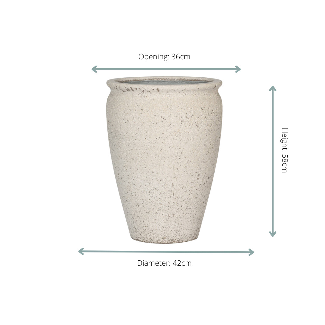 Pot Artemis Chalk White - S D42 x H58 