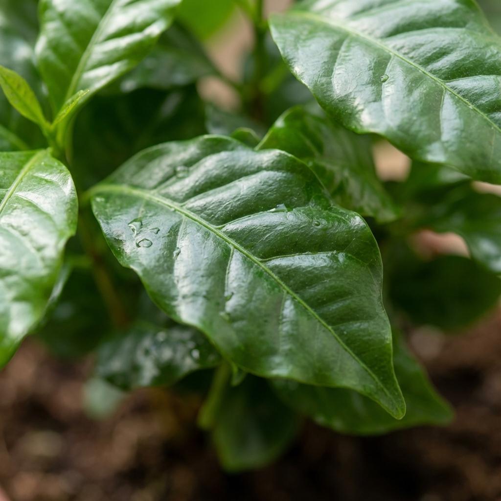 Zimmerpflanze Kaffeebaum Coffea Arabica Weiß – Pflegeleichte Grünpflanze 12cm – Höhe 15–20cm – Dekorative Kaffeepflanze für Wohnzimmer Büro & Fensterbank 