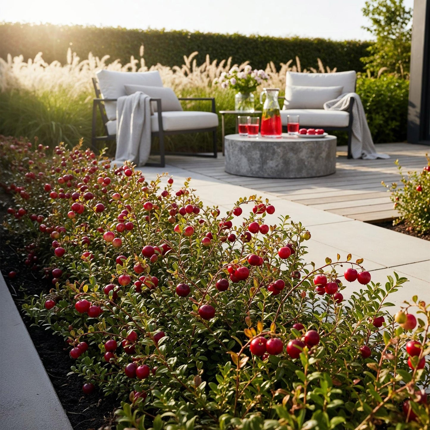 Blaubeerpflanzen Vaccinium macrophylla Early Black winterhart 6 Pflanzen Höhe 35cm Ø9cm – Dunkelrote Beeren – Pflegeleichte Obstpflanze für Garten Balkon & Terrasse 