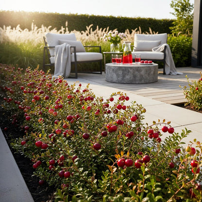 Blaubeerpflanzen Vaccinium macrophylla Early Black winterhart 6 Pflanzen Höhe 35cm Ø9cm – Dunkelrote Beeren – Pflegeleichte Obstpflanze für Garten Balkon & Terrasse 