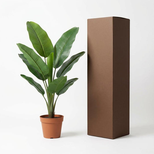 Philodendron Jungle King Kunstpflanze 45cm – Tropische Deko Pflanze – Pflegefreie Zimmerpflanze für Wohnzimmer Büro & Fensterbank