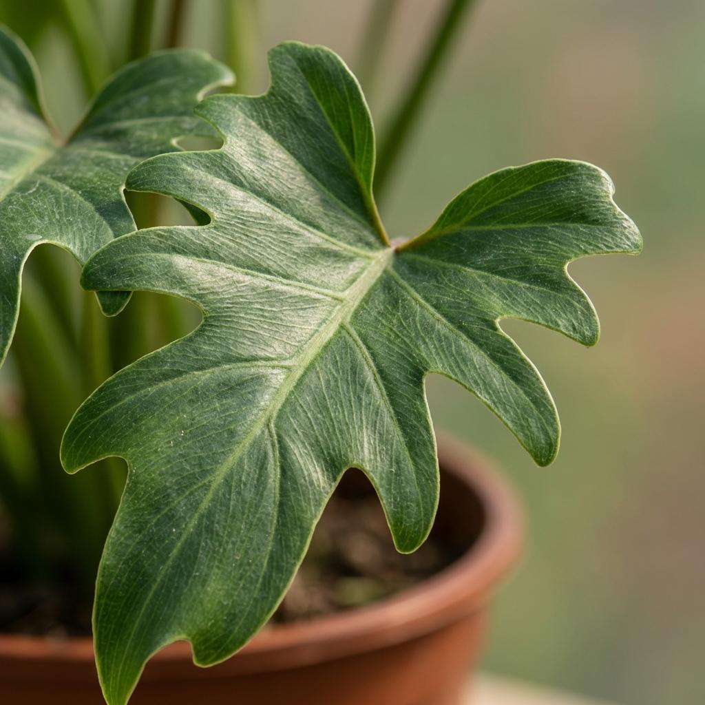 Green boutiQ - Zimmerpflanze - Philodendron - Philodendron Xanadu - Grün - Pflegeleicht - 1 Pflanze - Topf 19cm - Höhe 60cm 