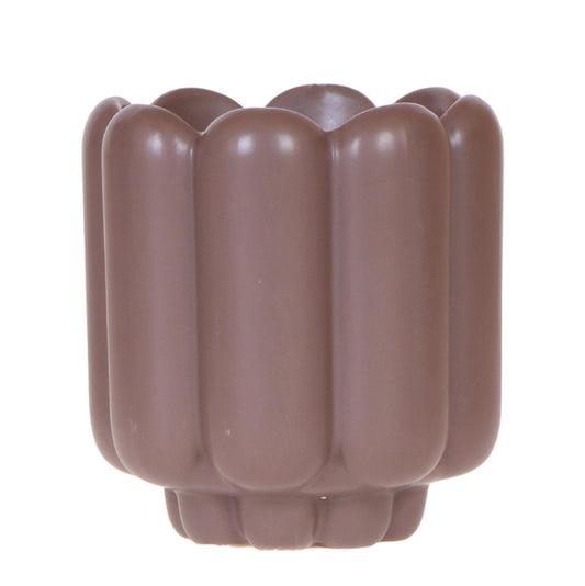 Kolibri Home | Retro-Ziertopf - Brown - Ø9cm 