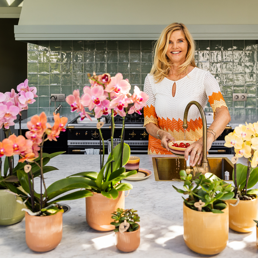 Kolibri Home | Flare Dekotopf - Ocher - Ø12cm 